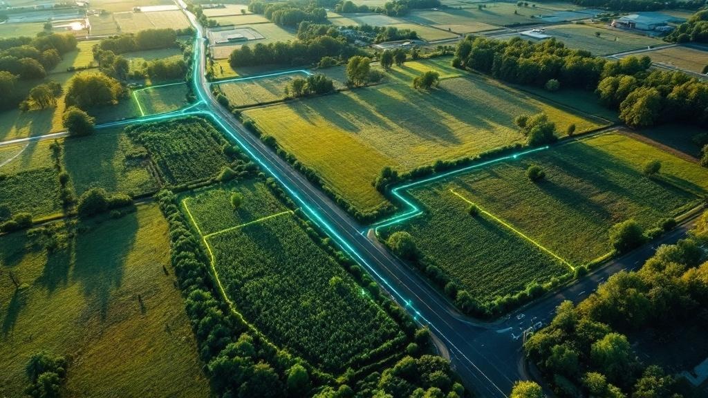 Property line hero image for property line map app