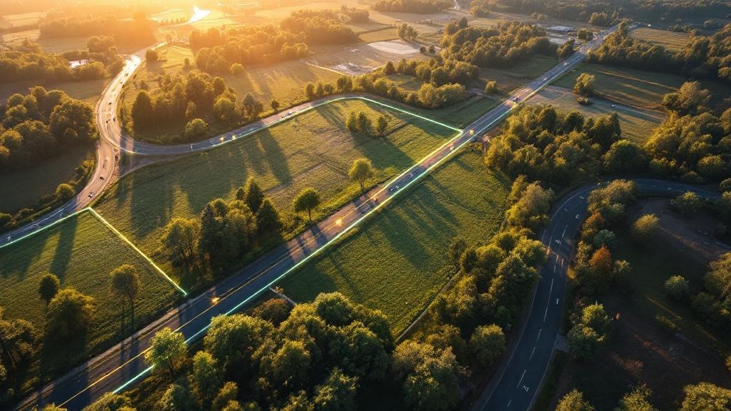 Property line hero image for property line survey pins