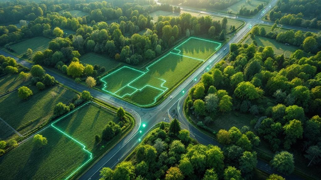 Property line hero image for property line survey pins